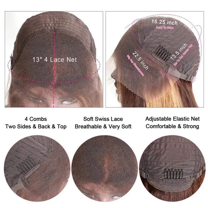 Erin | Glueless Short Water Wave 5x5 Lace Bob Wig Human Hair Side Part